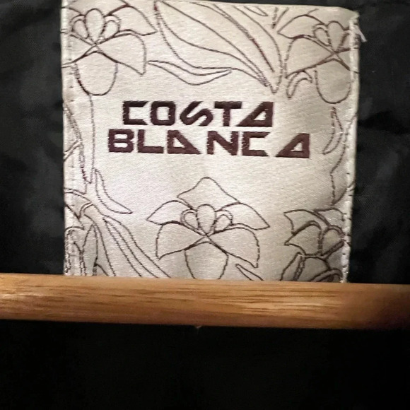 Y2K Costa Blanca black Coat - Picture 7 of 7